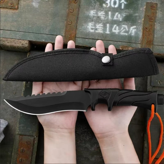 ROKVEN™ Tactical Survival Knife – High-Hardness EDC Tool
